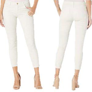 J Brand 835 Mid-Rise Cropped Skinny Jeans Blanc - 29